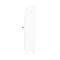 Alaterre Furniture Dover 7"W x 28"H Deluxe Storage Cabinet with Toilet Paper Dispenser ANDO76WH - alternate 2